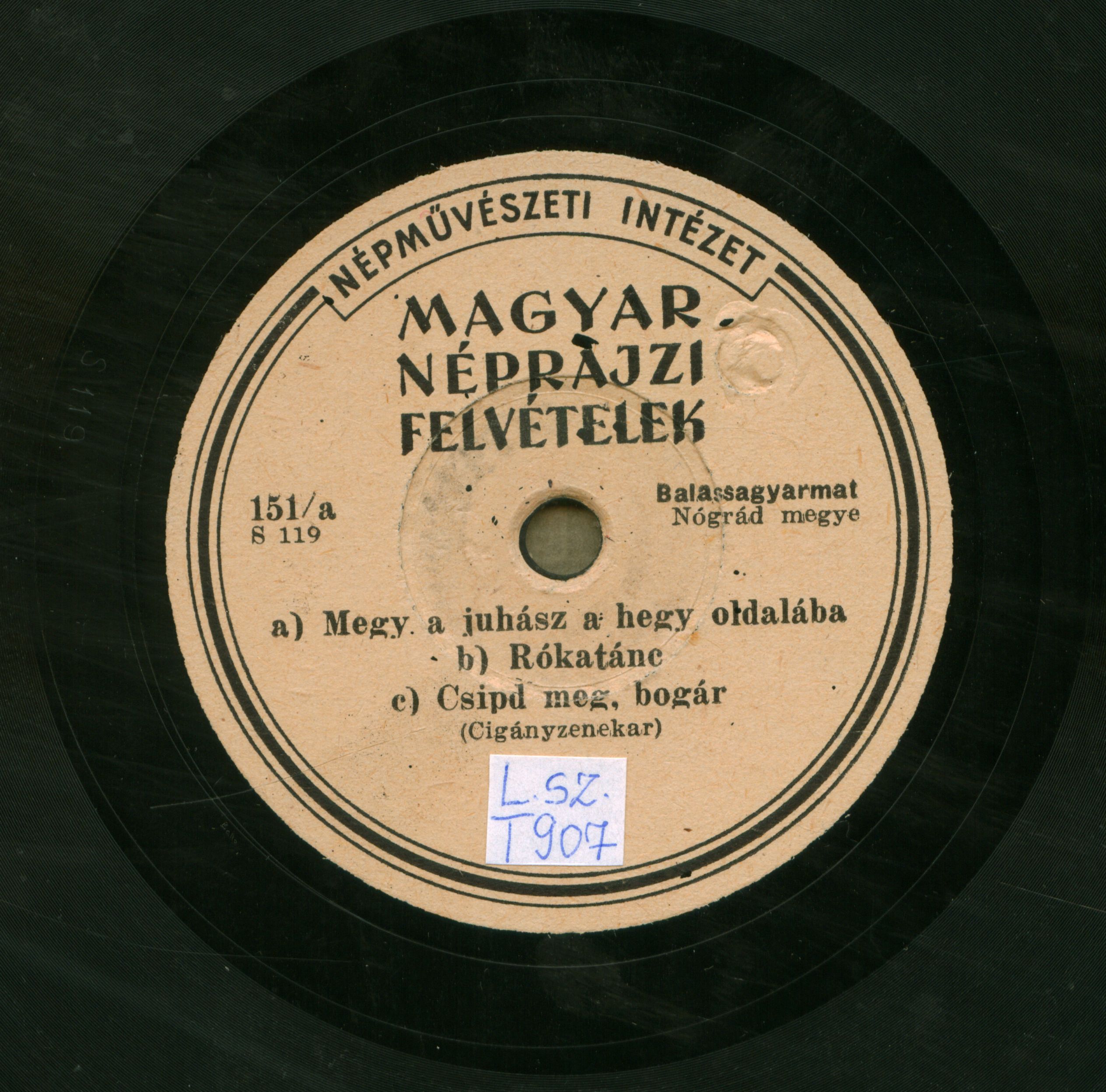 Magyar néprajzi felvételek Balassagyarmat Nógrád megye